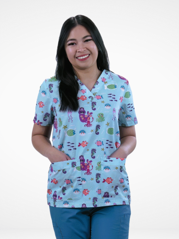 cordz printed scrubs set (copy)