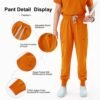 turmeric v neck scrub suit set