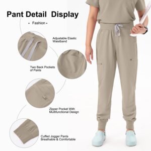 cordz v neck medical scrub suit set
