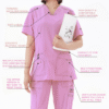 modern 4 way stretch scrub top only