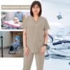 cordz v neck medical scrub suit set