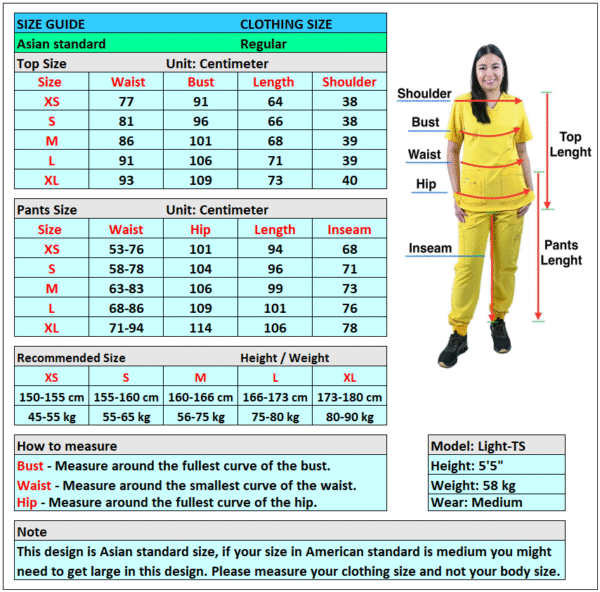 modern 4 way stretch scrub set