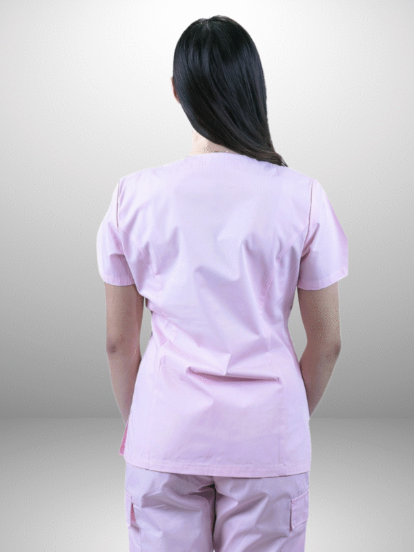 cordz notched neck scrub suit set