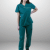 cordz notched neck scrub suit set