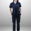 cordz notched neck scrub suit set