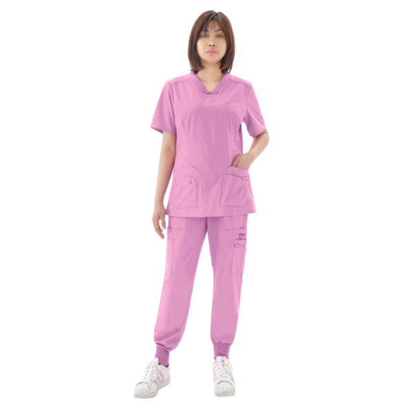 modern 4 way stretch scrub set