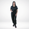 cordz unisex stretch scrub suit with drawstring jogger yoga pants set