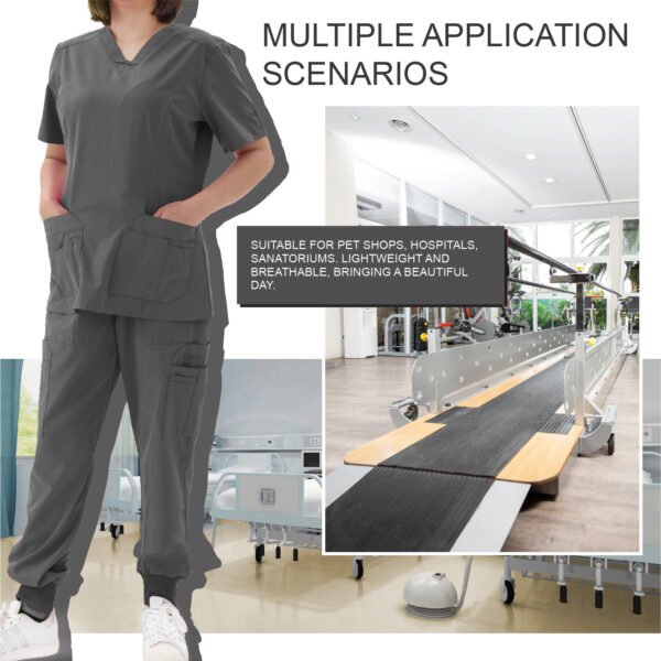 modern 4 way stretch scrub top only