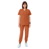 turmeric v neck scrub suit set