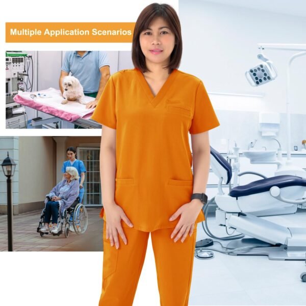 cordz v neck scrub suit (top only)