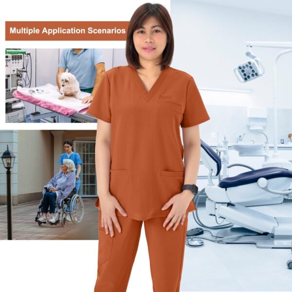 cordz v neck scrub suit (top only)