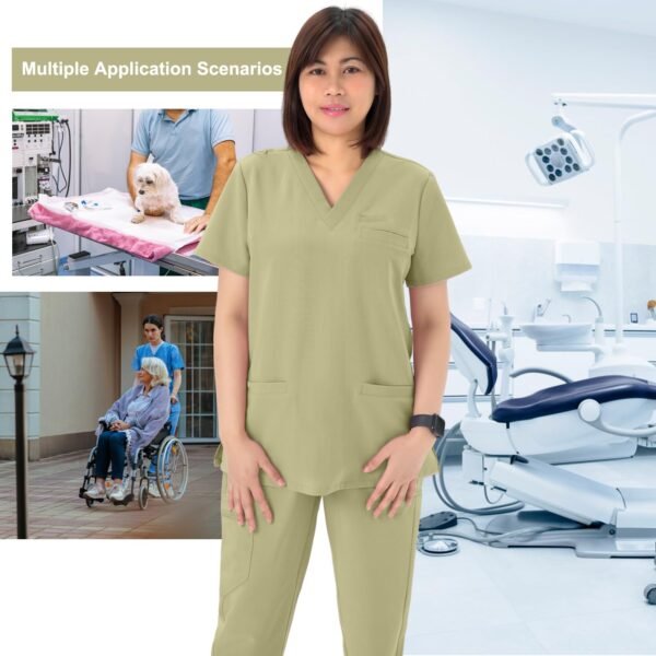 cordz v neck scrub suit (top only)