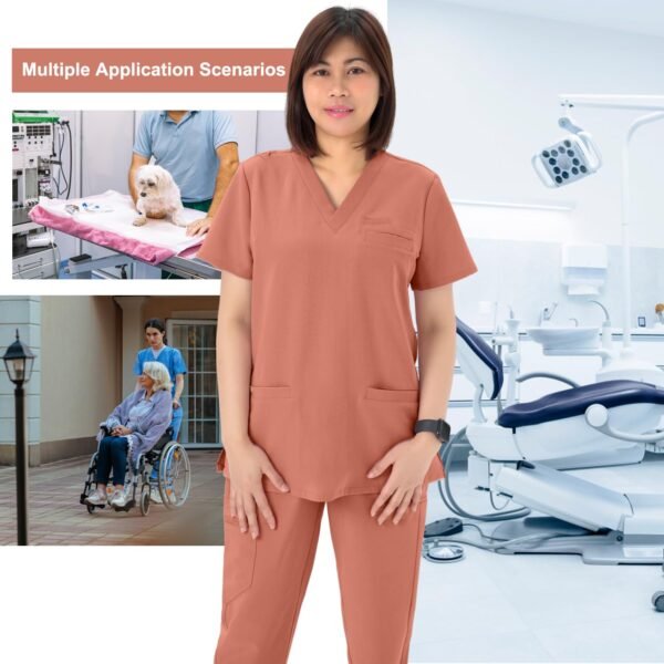 cordz v neck scrub suit (top only)