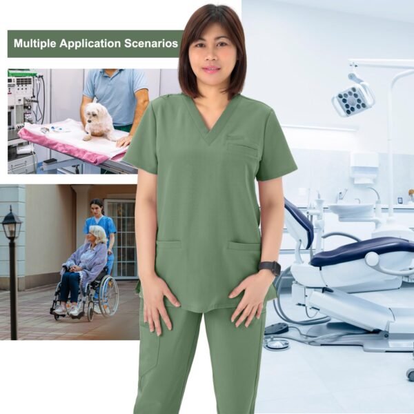 cordz v neck scrub suit (top only)