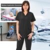cordz v neck scrub suit (top only)