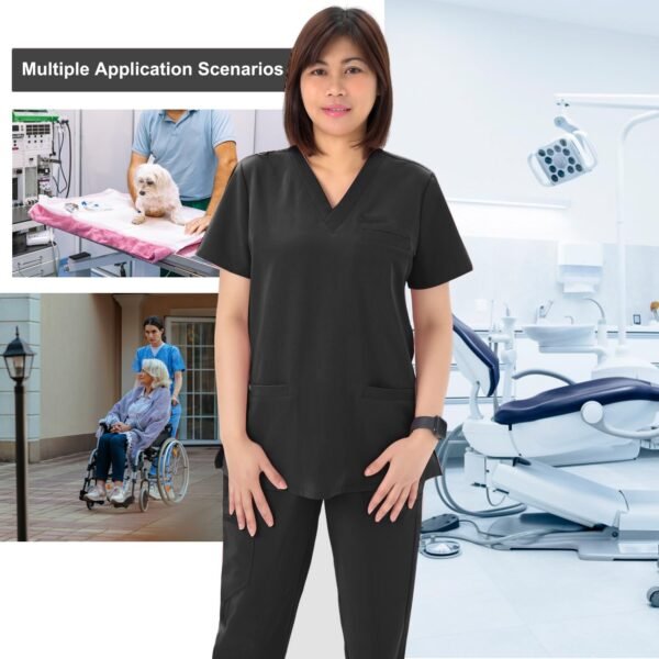 cordz v neck scrub suit (top only)