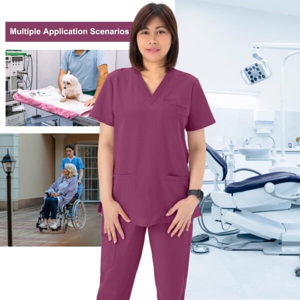 cordz v neck scrub suit (top only)