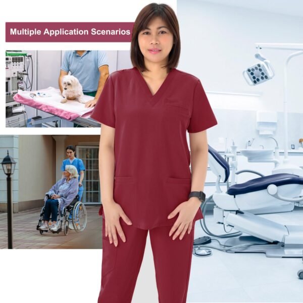 cordz v neck scrub suit (top only)