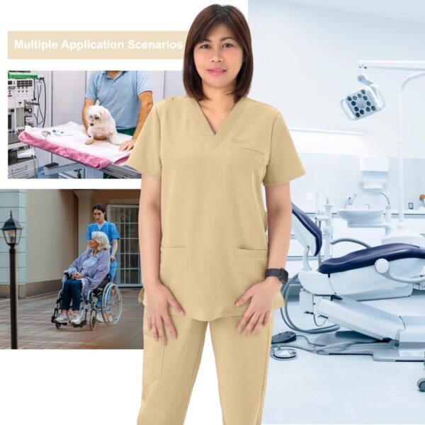 cordz v neck scrub suit (top only)