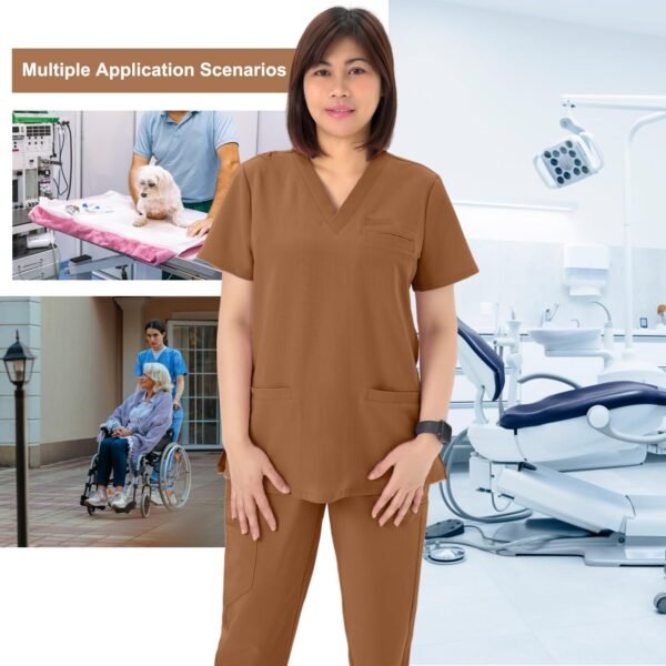cordz v neck scrub suit (top only)