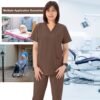 cordz v neck scrub suit (top only)