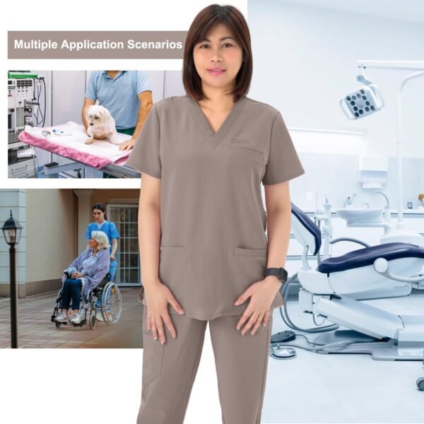 cordz v neck scrub suit (top only)