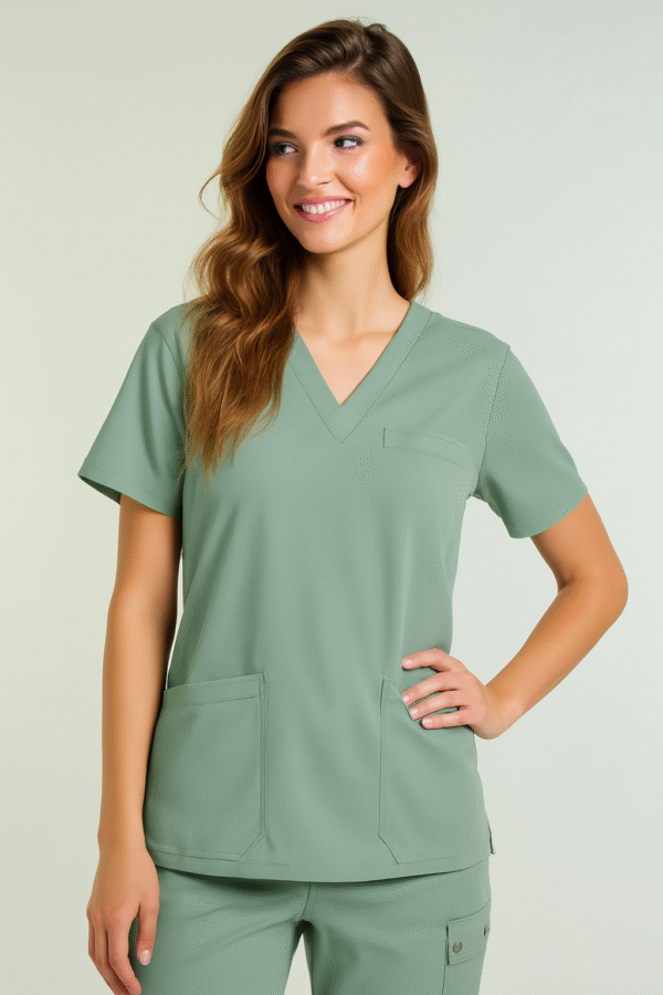 cordz v neck scrub suit (top only)